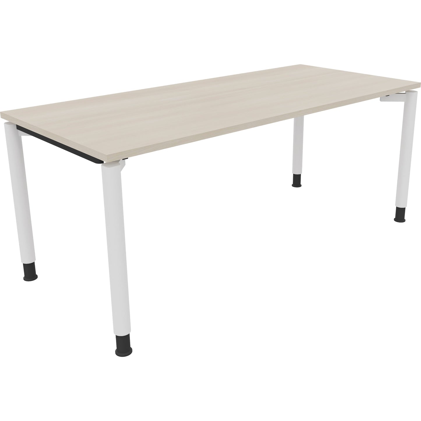 Schreibtisch all in one Maße: 1.800 x 680-820 x 800 mm (B x H x T) Holz akazie hell