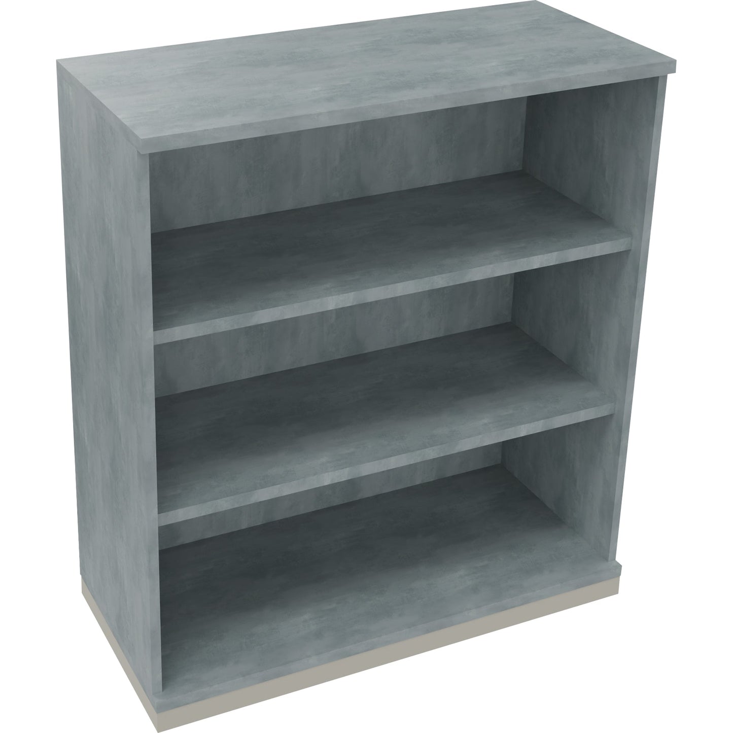 Regal endless 1.000 x 1.133 x 442 mm (B x H x T) 2 Fachböden Holz beton hell