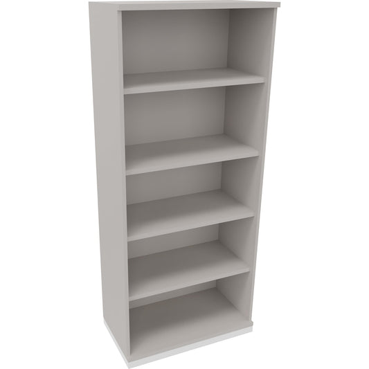 Regal endless 800 x 1.869 x 442 mm (B x H x T) 4 Fachböden Holz lichtgrau