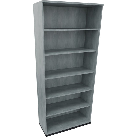 Regal endless 1.000 x 2.221 x 442 mm (B x H x T) 5 Fachböden Holz beton hell