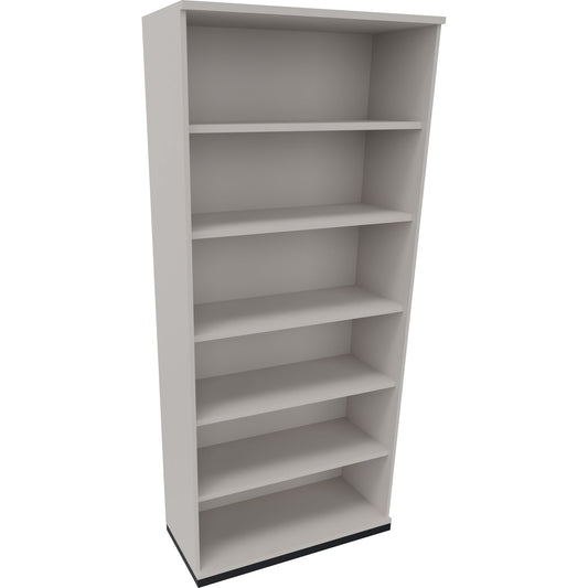 Regal endless 1.000 x 2.221 x 442 mm (B x H x T) 5 Fachböden Holz lichtgrau