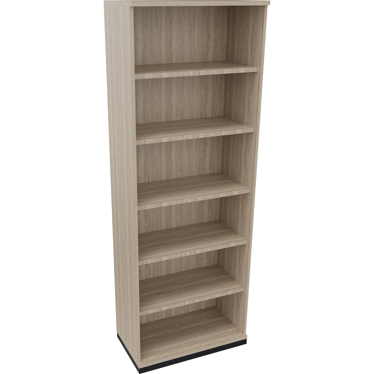 Regal endless 800 x 2.221 x 442 mm (B x H x T) 5 Fachböden Holz eiche natur