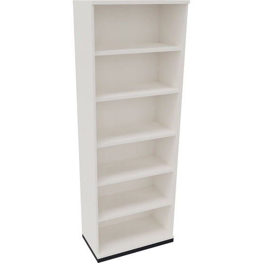 Regal endless 800 x 2.221 x 442 mm (B x H x T) 5 Fachböden Holz diamant weiß