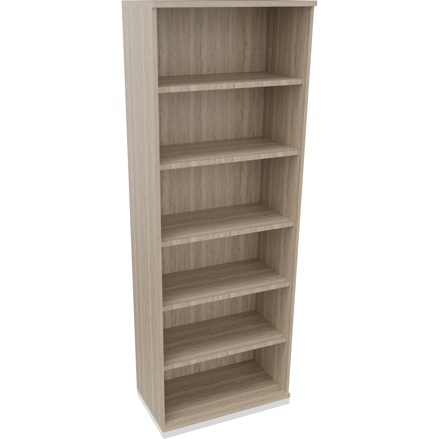 Regal endless 800 x 2.221 x 442 mm (B x H x T) 5 Fachböden Holz eiche natur