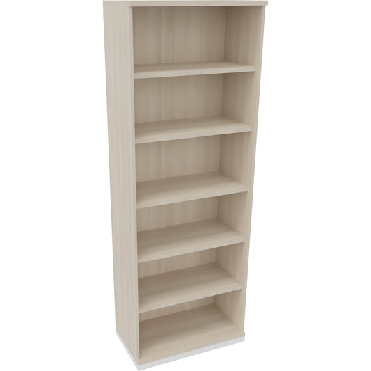 Regal endless 800 x 2.221 x 442 mm (B x H x T) 5 Fachböden Holz lichtgrau