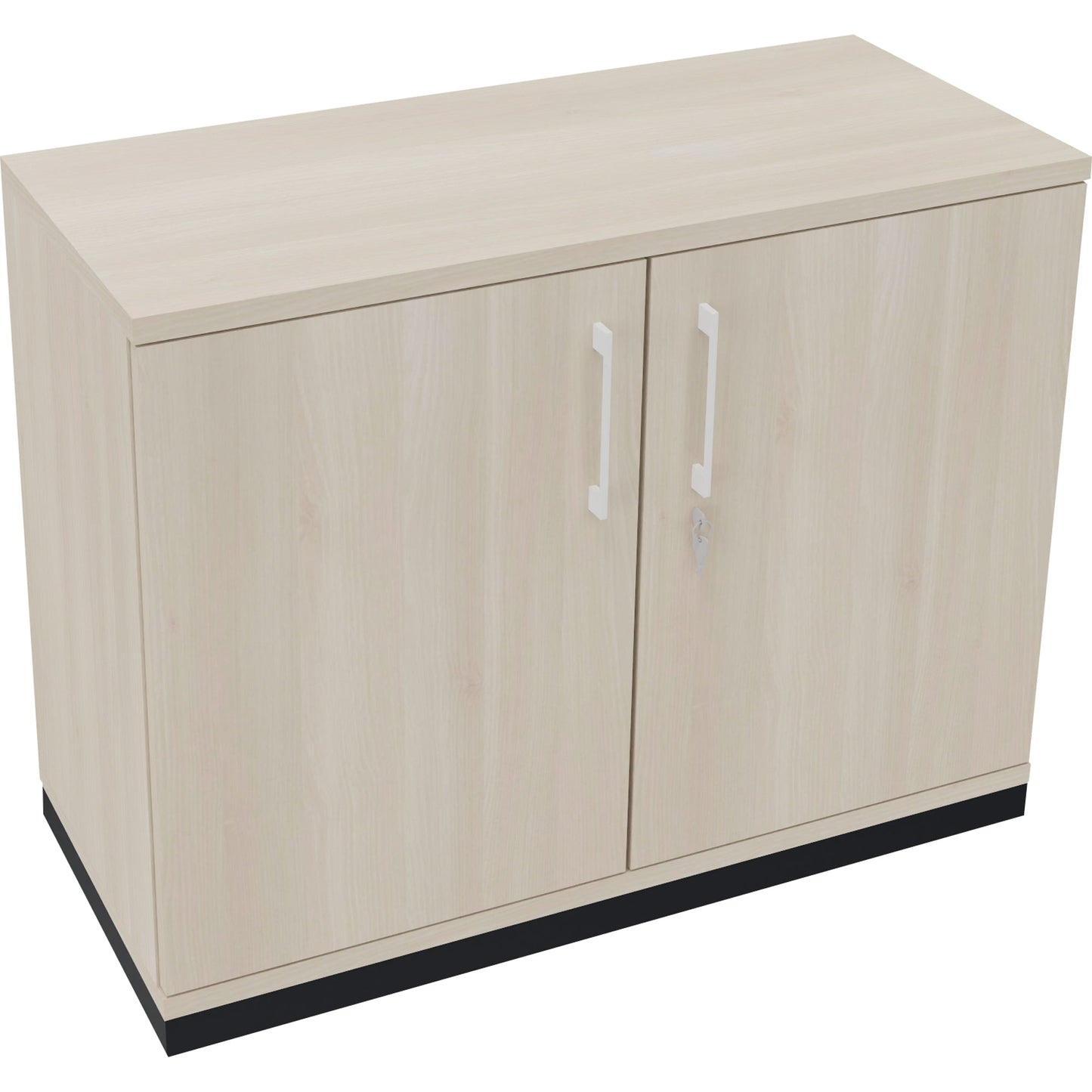 Flügeltürenschrank endless 1.000 x 781 x 442 mm (B x H x T) 1 Fachboden Holz Farbe: akazie hell anthrazit metallic