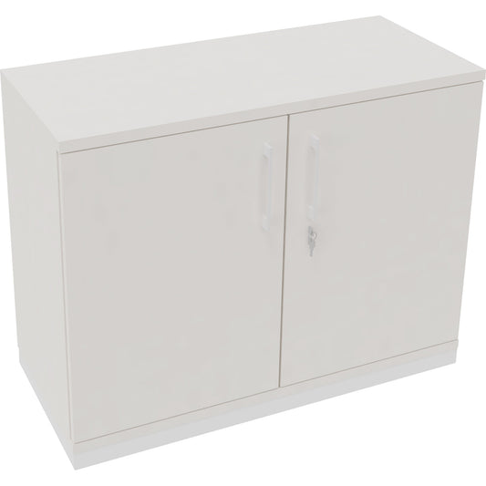 Flügeltürenschrank endless 1.000 x 781 x 442 mm (B x H x T) 1 Fachboden Holz Farbe: diamant weiß verkehrsweiß