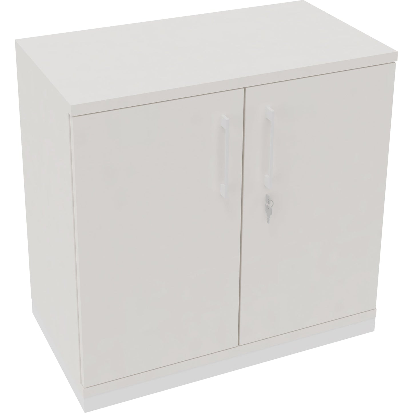 Flügeltürenschrank endless 800 x 781 x 442 mm (B x H x T) 1 Fachboden Holz Farbe: diamant weiß verkehrsweiß
