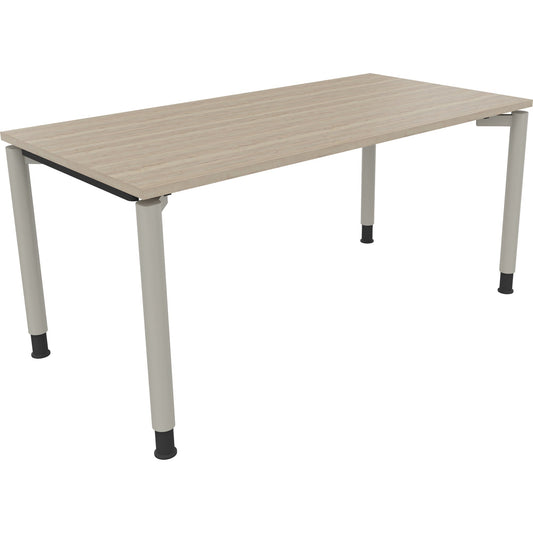 Schreibtisch all in one Maße: 1.600 x 680-820 x 800 mm (B x H x T) Holz eiche natur