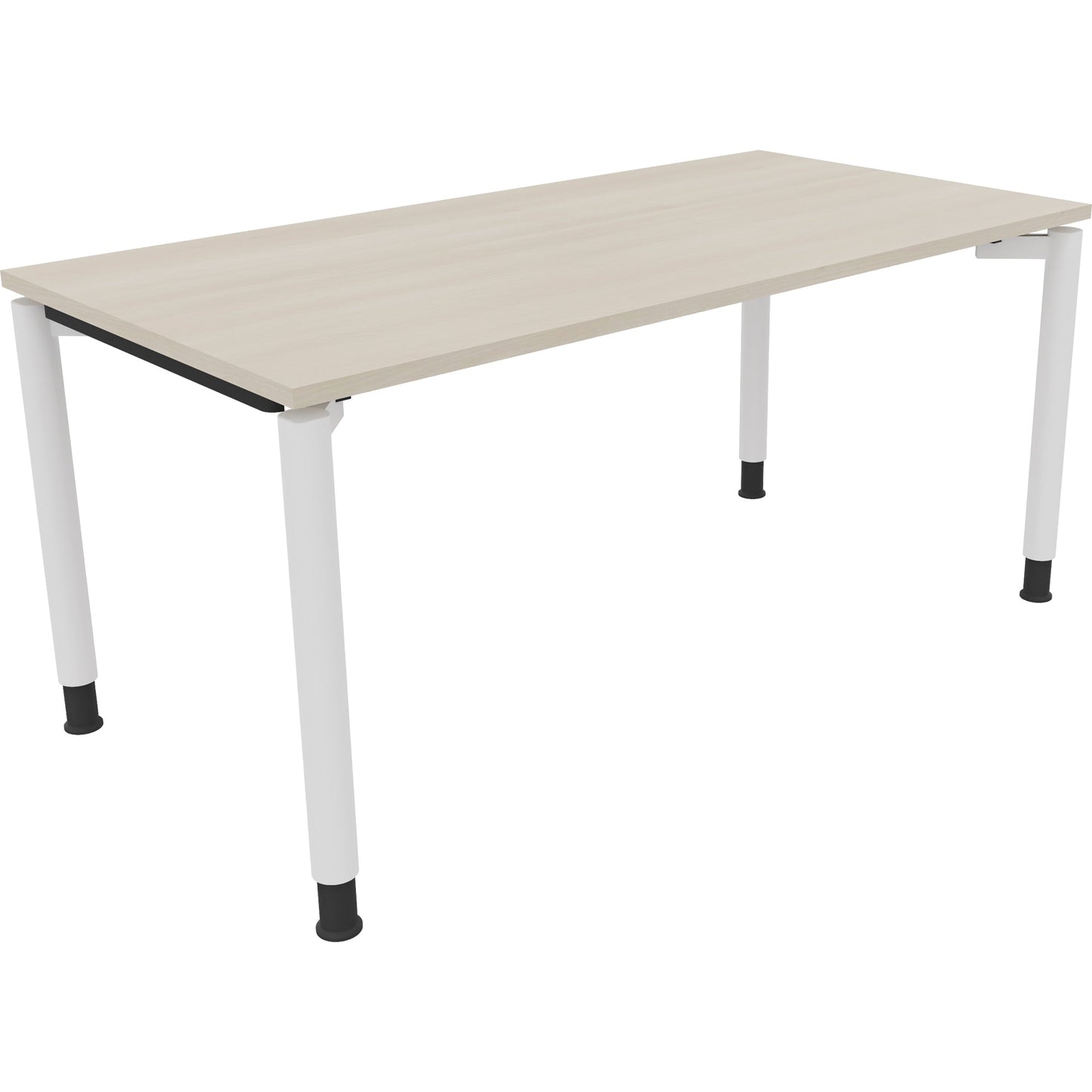 Schreibtisch all in one Maße: 1.600 x 680-820 x 800 mm (B x H x T) Holz akazie hell