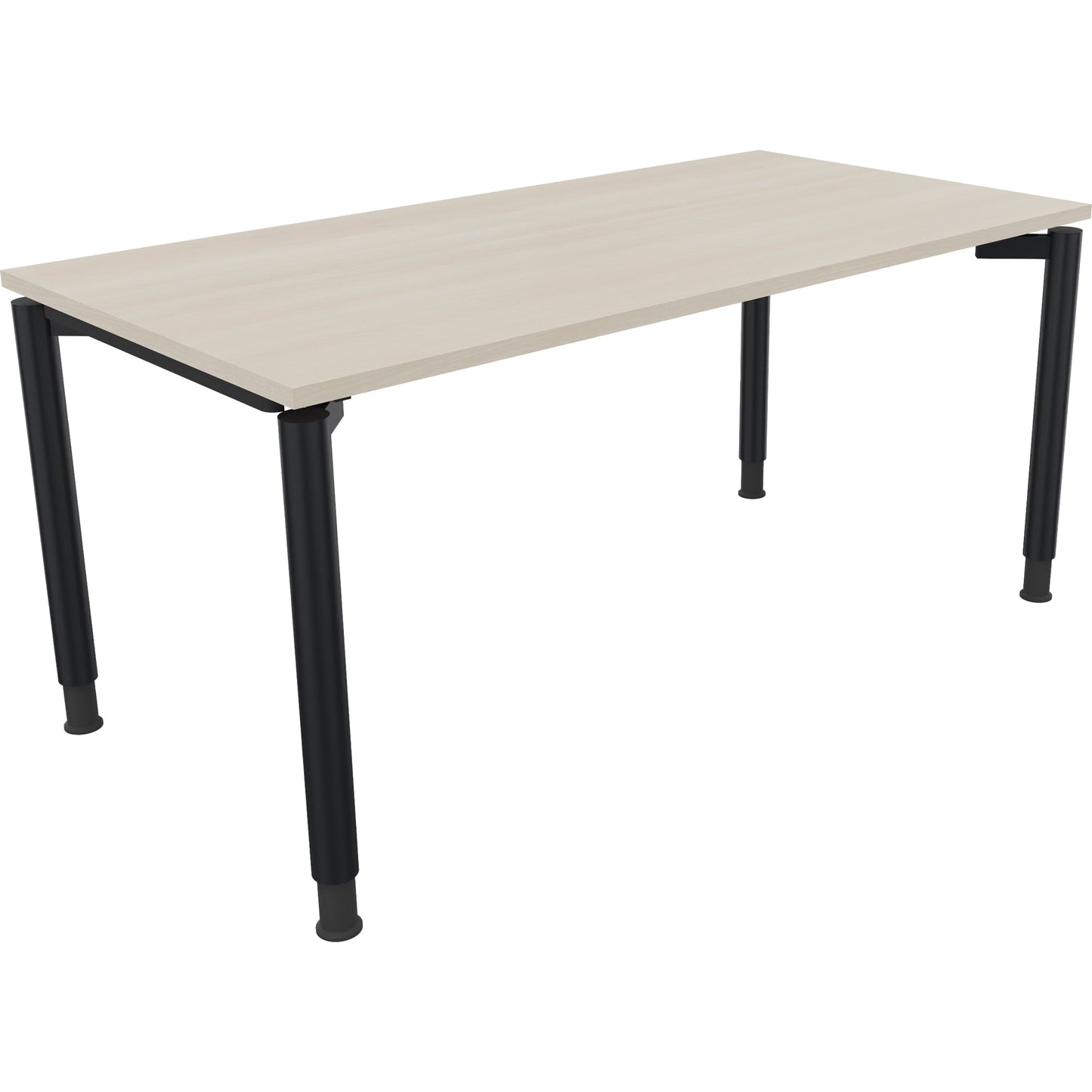 Schreibtisch all in one Maße: 1.600 x 680-820 x 800 mm (B x H x T) Holz akazie hell