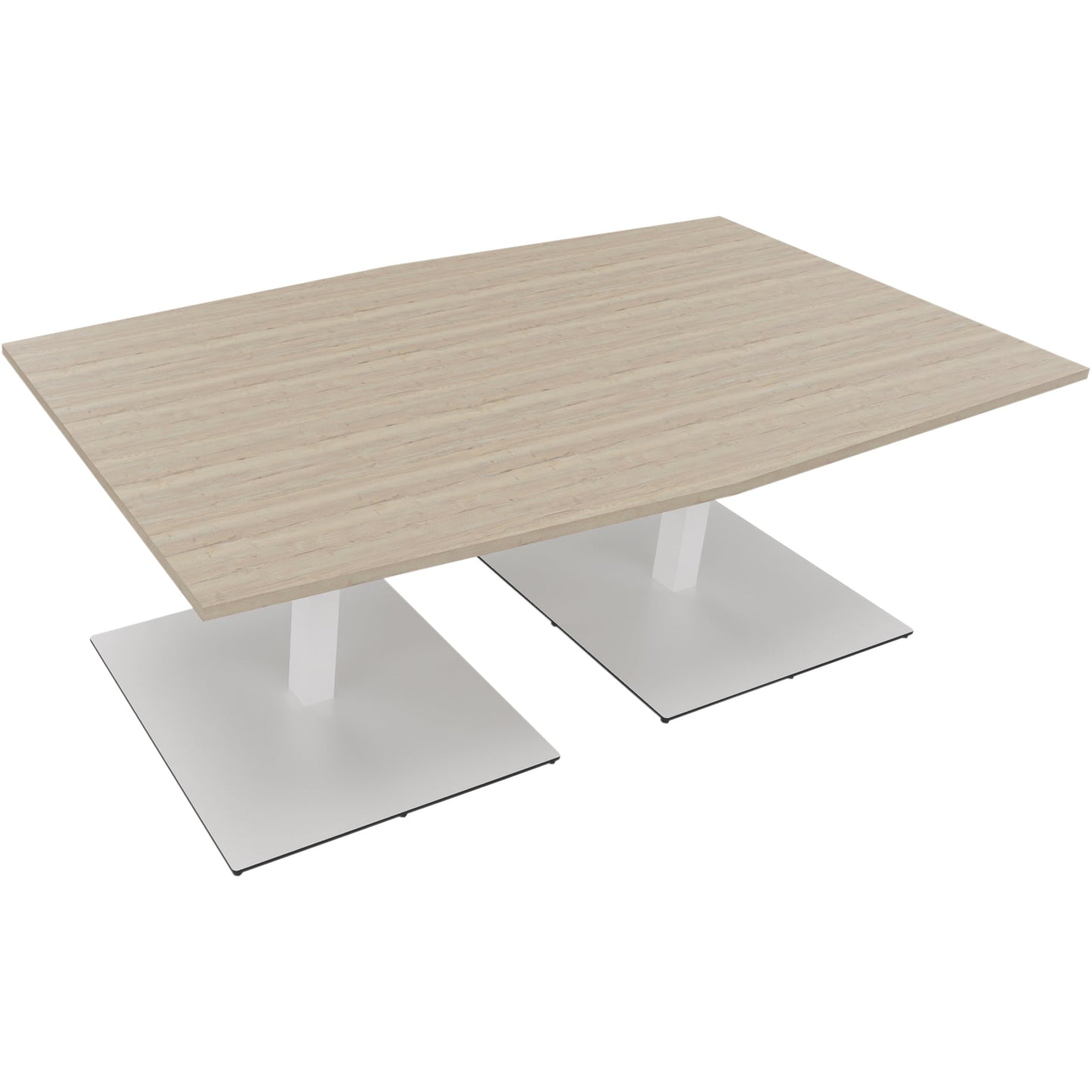 Konferenztisch communication 2.000 x 720 x 1.000/1.100 mm (B x H x T) Holz Farbe der Tischplatte: eiche natur