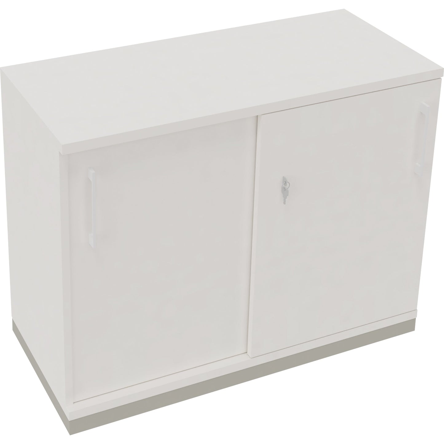 Schiebetürenschrank endless 1.000 x 781 x 442 mm (B x H x T) 1 Fachboden Holz diamantweiß