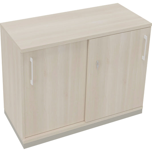 Schiebetürenschrank endless 1.000 x 781 x 442 mm (B x H x T) 1 Fachboden Holz akazie hell