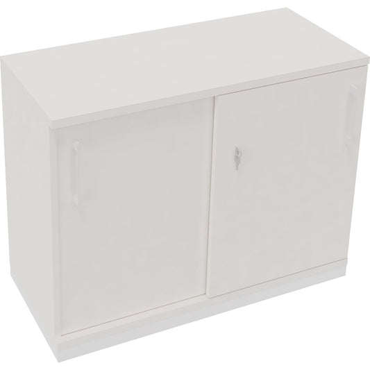 Schiebetürenschrank endless 1.000 x 781 x 442 mm (B x H x T) 1 Fachboden Holz diamantweiß