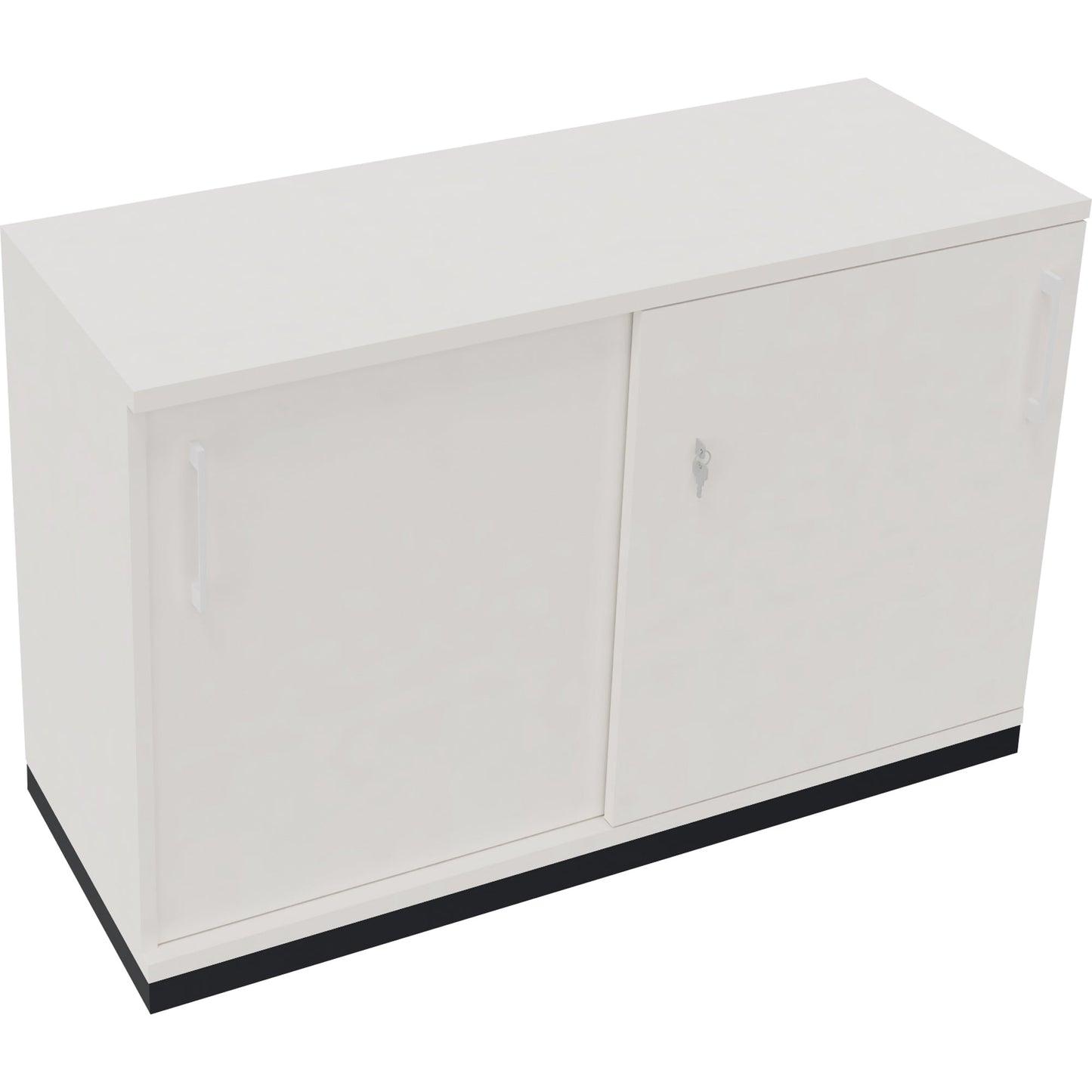 Schiebetürenschrank endless 1.200 x 781 x 442 mm (B x H x T) 2 Fachböden Holz diamantweiß