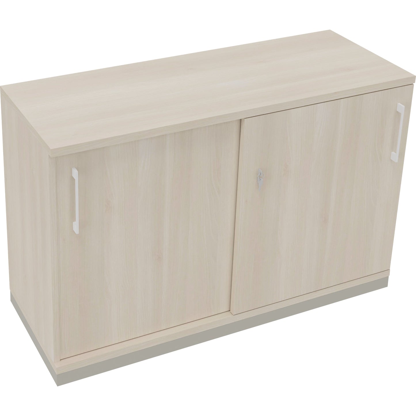Schiebetürenschrank endless 1.200 x 781 x 442 mm (B x H x T) 2 Fachböden Holz akazie hell