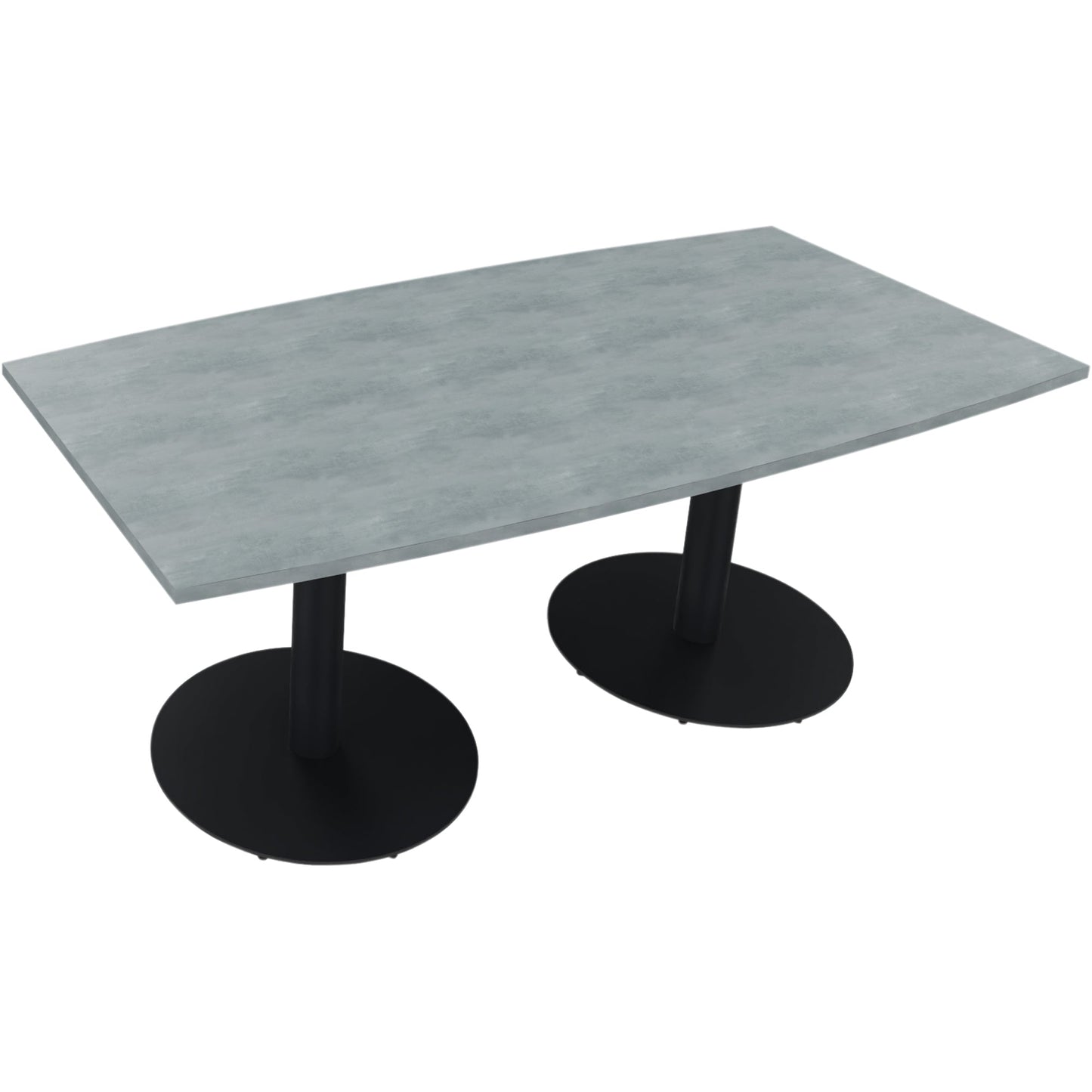 Konferenztisch communication 1.800 x 720 x 800/900 mm (B x H x T) Holz Farbe der Tischplatte: beton hell