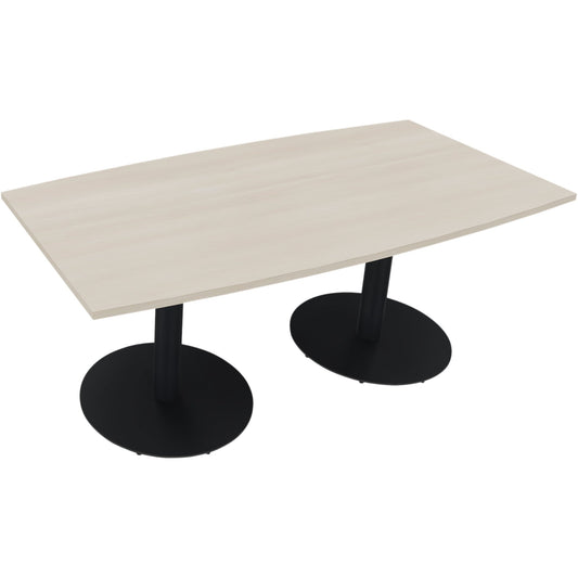 Konferenztisch communication 1.800 x 720 x 800/900 mm (B x H x T) Holz Farbe der Tischplatte: akazie hell