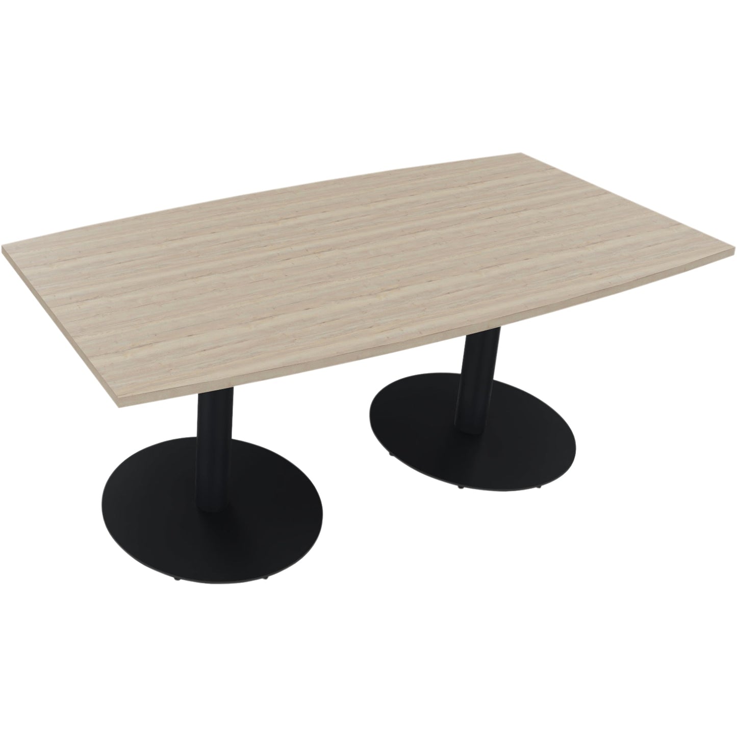 Konferenztisch communication 1.800 x 720 x 800/900 mm (B x H x T) Holz Farbe der Tischplatte: eiche natur