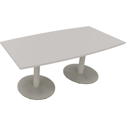 Konferenztisch communication 1.800 x 720 x 800/900 mm (B x H x T) Holz Farbe der Tischplatte: lichtgrau