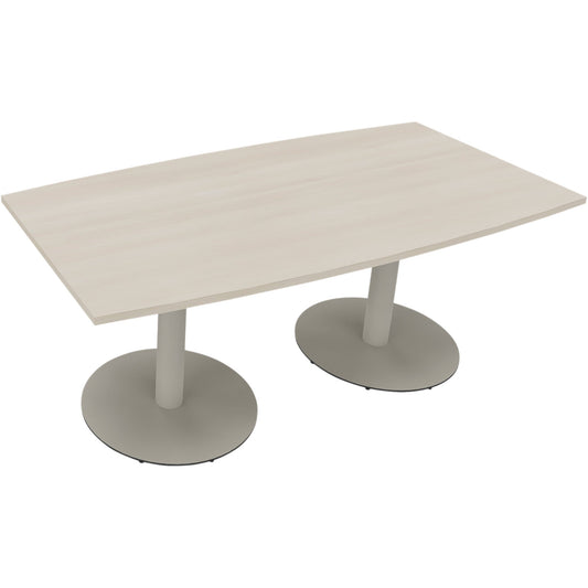 Konferenztisch communication 1.800 x 720 x 800/900 mm (B x H x T) Holz Farbe der Tischplatte: akazie hell