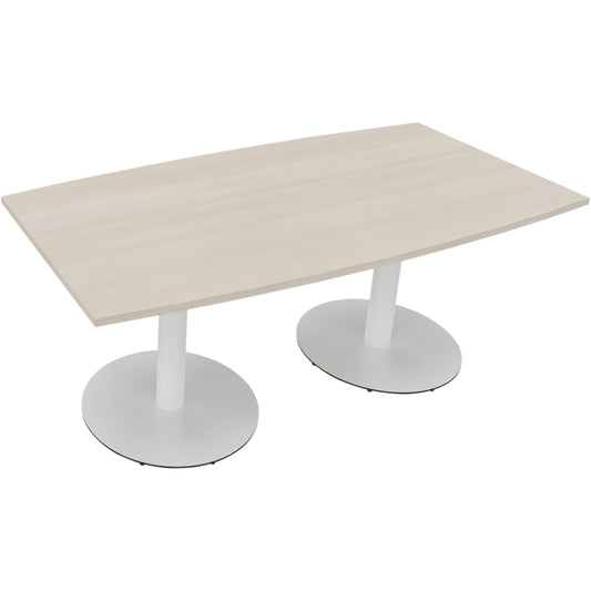 Konferenztisch communication 1.800 x 720 x 800/900 mm (B x H x T) Holz Farbe der Tischplatte: akazie hell