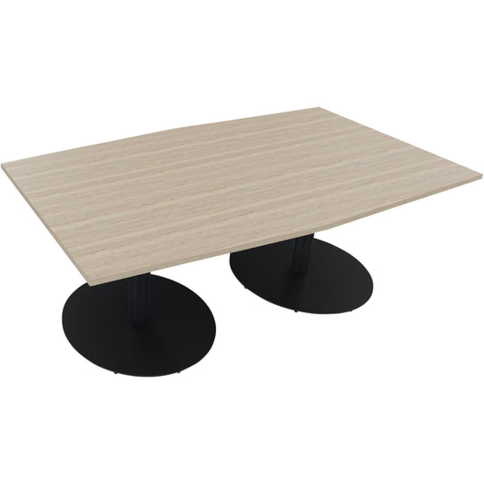 Konferenztisch communication 2.000 x 720 x 1.000/1.100 mm (B x H x T) Holz Farbe der Tischplatte: eiche natur