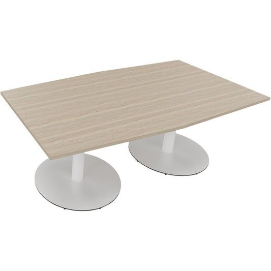 Konferenztisch communication 2.000 x 720 x 1.000/1.100 mm (B x H x T) Holz Farbe der Tischplatte: eiche natur