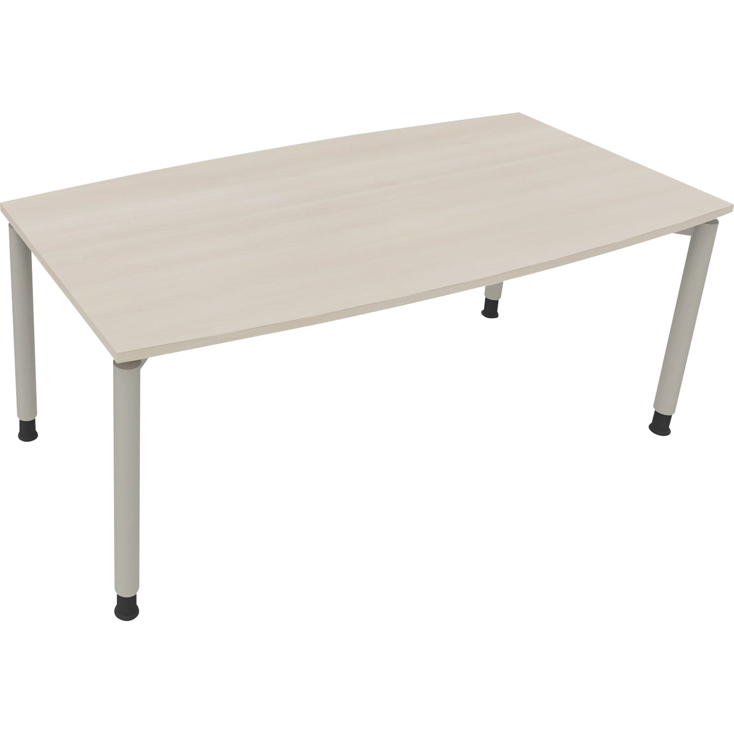Konferenztisch communication 1.800 x 680-820 x 800/900 mm (B x H x T) Holz Farbe der Tischplatte: akazie hell