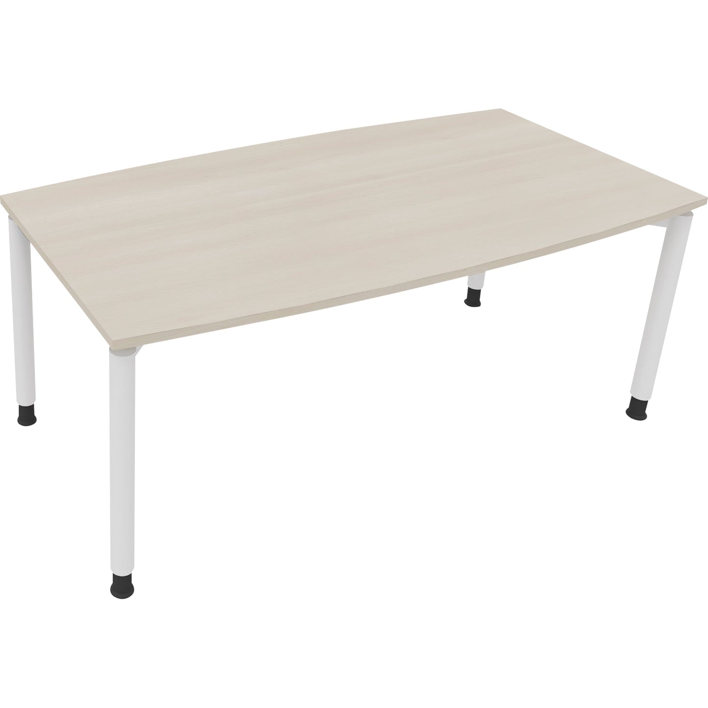 Konferenztisch communication 1.800 x 680-820 x 800/900 mm (B x H x T) Holz Farbe der Tischplatte: akazie hell