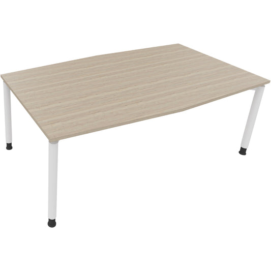 Konferenztisch communication 2.000 x 680-820 x 1.000/1.100 mm (B x H x T) Holz Farbe der Tischplatte: eiche natur