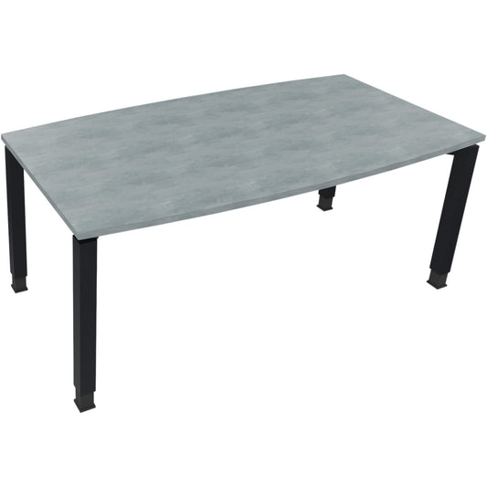 Konferenztisch communication 1.800 x 680-820 x 800/900 mm (B x H x T) Holz Farbe der Tischplatte: beton hell