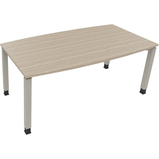 Konferenztisch communication 1.800 x 680-820 x 800/900 mm (B x H x T) Holz Farbe der Tischplatte: eiche natur