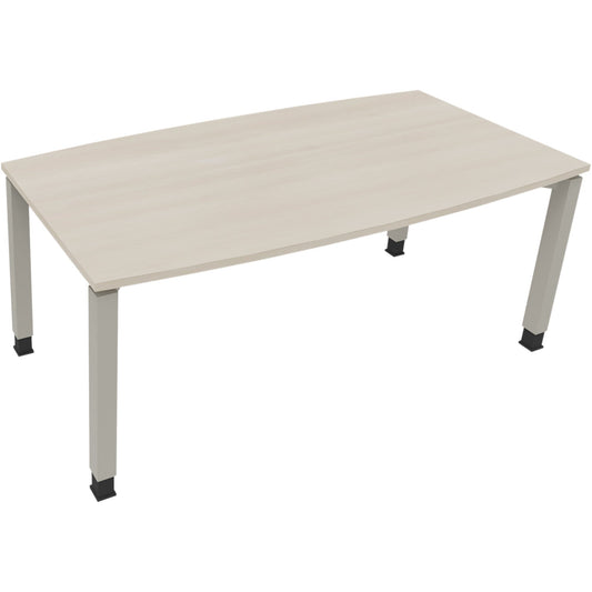 Konferenztisch communication 1.800 x 680-820 x 800/900 mm (B x H x T) Holz Farbe der Tischplatte: akazie hell