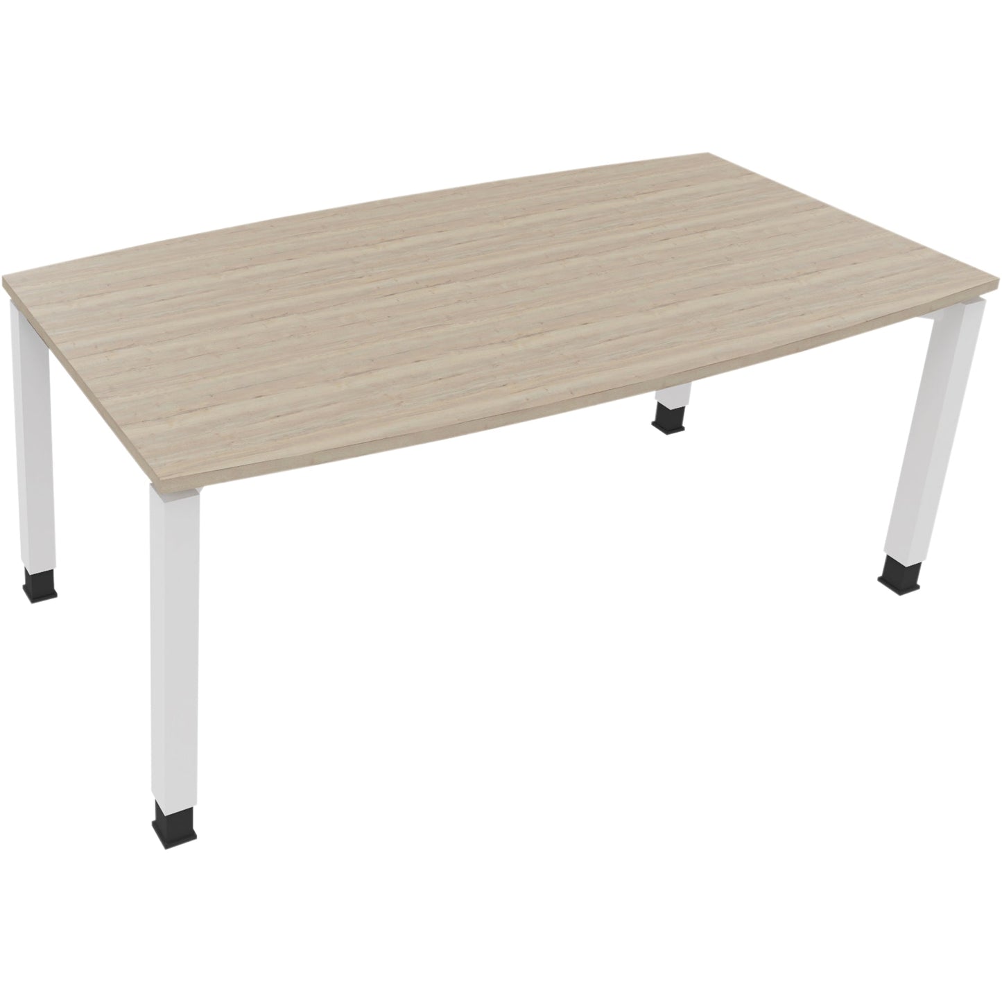 Konferenztisch communication 1.800 x 680-820 x 800/900 mm (B x H x T) Holz Farbe der Tischplatte: eiche natur