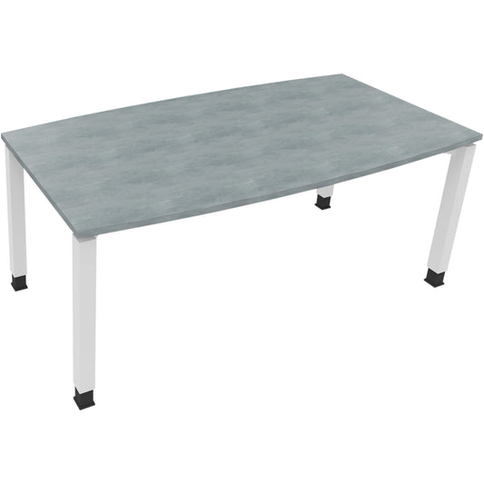 Konferenztisch communication 1.800 x 680-820 x 800/900 mm (B x H x T) Holz Farbe der Tischplatte: beton hell
