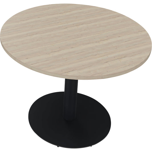 Konferenztisch communication 1.000 x 720 mm (Ø x H) Holz Farbe der Tischplatte: eiche natur