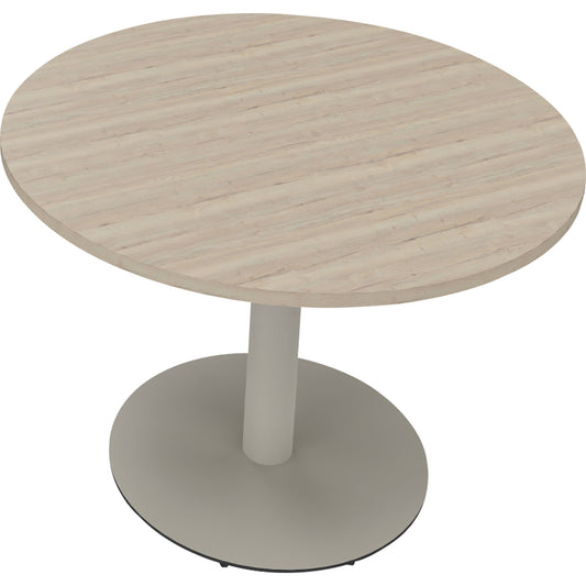 Konferenztisch communication 1.000 x 720 mm (Ø x H) Holz Farbe der Tischplatte: eiche natur