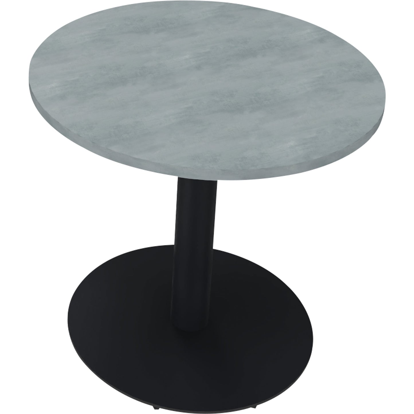 Konferenztisch communication 800 x 720 mm (Ø x H) Holz Farbe der Tischplatte: beton hell