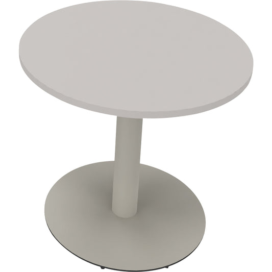 Konferenztisch communication 800 x 720 mm (Ø x H) Holz Farbe der Tischplatte: lichtgrau