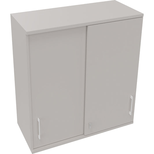 Aufsatzschrank endless Schiebetürenschrank endless 1.000 x 1.088 x 442 mm (B x H x T) 2 Fachböden Holz lichtgrau