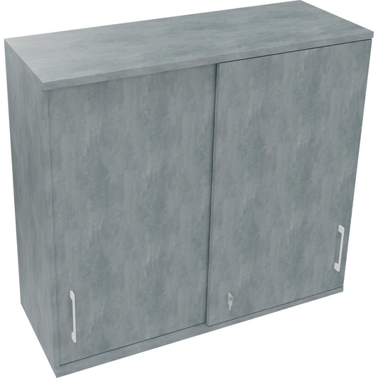 Aufsatzschrank endless Schiebetürenschrank endless 1.200 x 1.088 x 442 mm (B x H x T) 4 Fachböden Holz beton hell