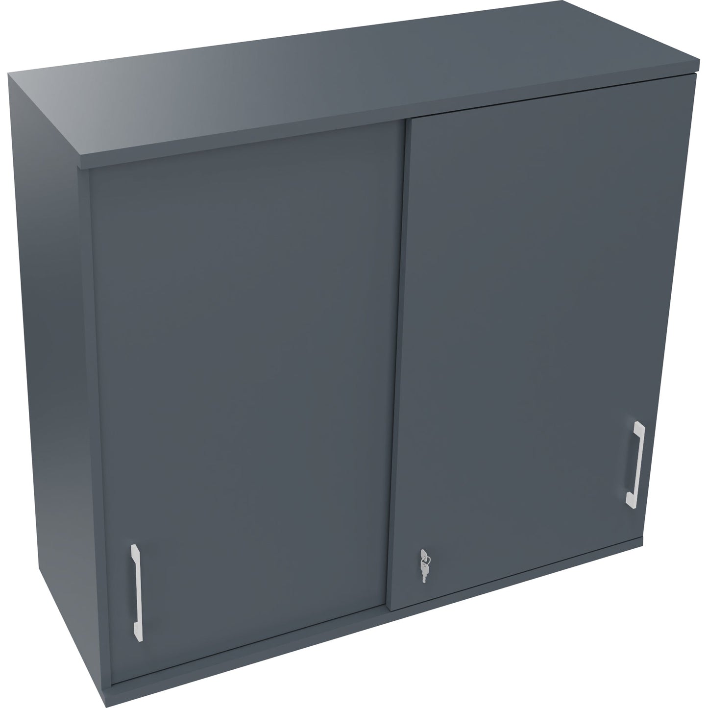 Aufsatzschrank endless Schiebetürenschrank endless 1.200 x 1.088 x 442 mm (B x H x T) 4 Fachböden Holz lavagrau