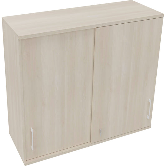 Aufsatzschrank endless Schiebetürenschrank endless 1.200 x 1.088 x 442 mm (B x H x T) 4 Fachböden Holz akazie hell