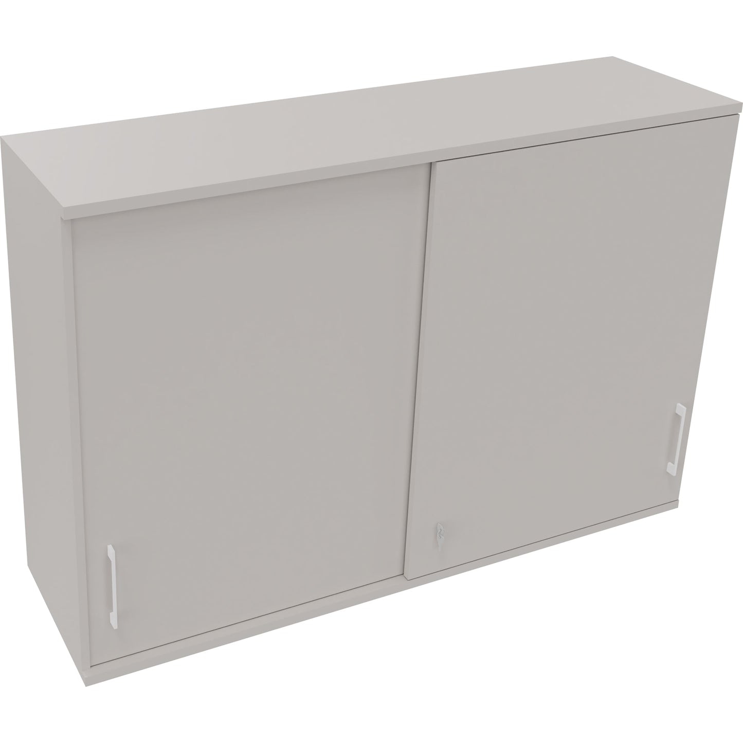 Aufsatzschrank endless Schiebetürenschrank endless 1.600 x 1.088 x 442 mm (B x H x T) 4 Fachböden Holz lichtgrau