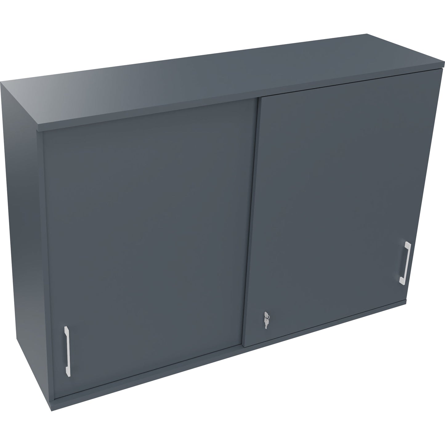 Aufsatzschrank endless Schiebetürenschrank endless 1.600 x 1.088 x 442 mm (B x H x T) 4 Fachböden Holz lavagrau