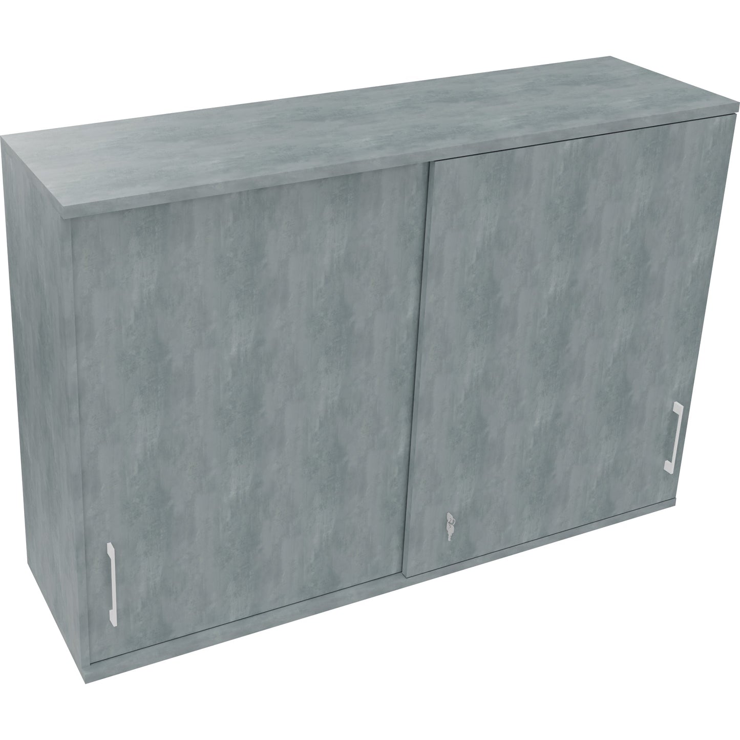 Aufsatzschrank endless Schiebetürenschrank endless 1.600 x 1.088 x 442 mm (B x H x T) 4 Fachböden Holz beton hell