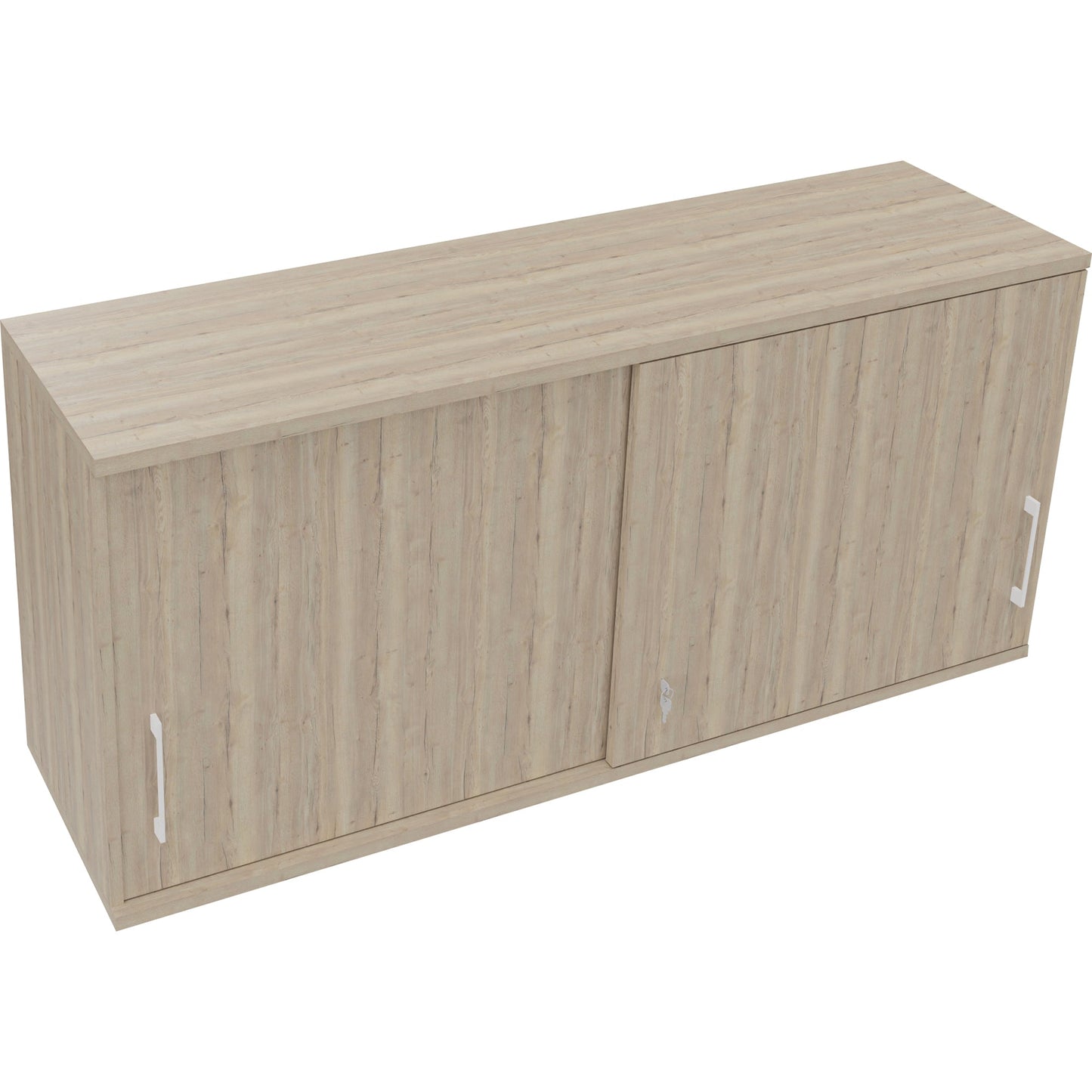 Aufsatzschrank endless Schiebetürenschrank endless 1.600 x 736 x 442 mm (B x H x T) 2 Fachböden Holz eiche natur