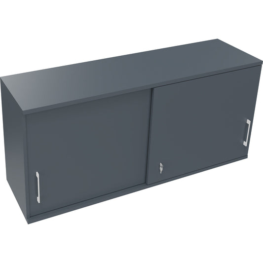 Aufsatzschrank endless Schiebetürenschrank endless 1.600 x 736 x 442 mm (B x H x T) 2 Fachböden Holz lavagrau